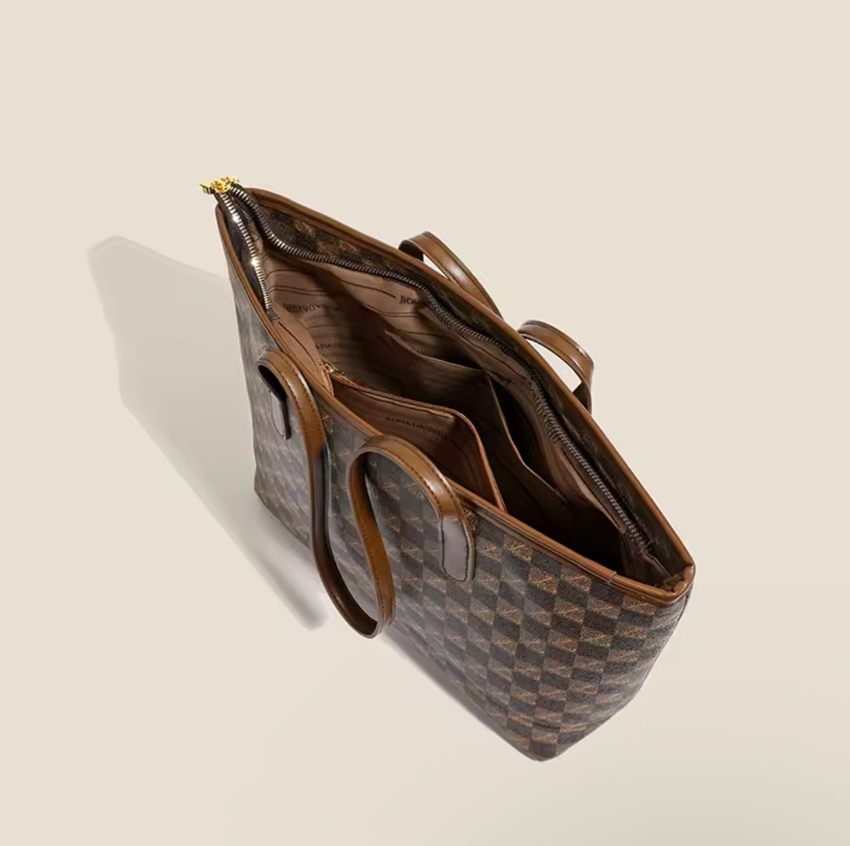 Retro vintage floral classic fashionable handbag with large capacity, elegant and easy to match underarm single shoulder bag