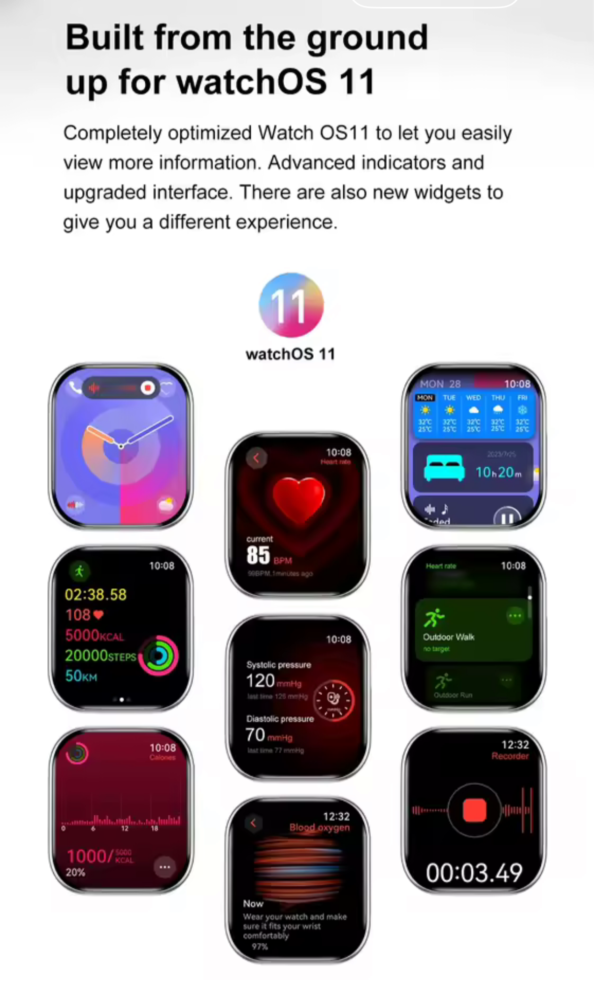 2025 Series 3 Watch 10 GPS Smart Watch Memory Music Video Bluetooth Call Heart Rate Waterproof NFC Smartwatch For Android IOS