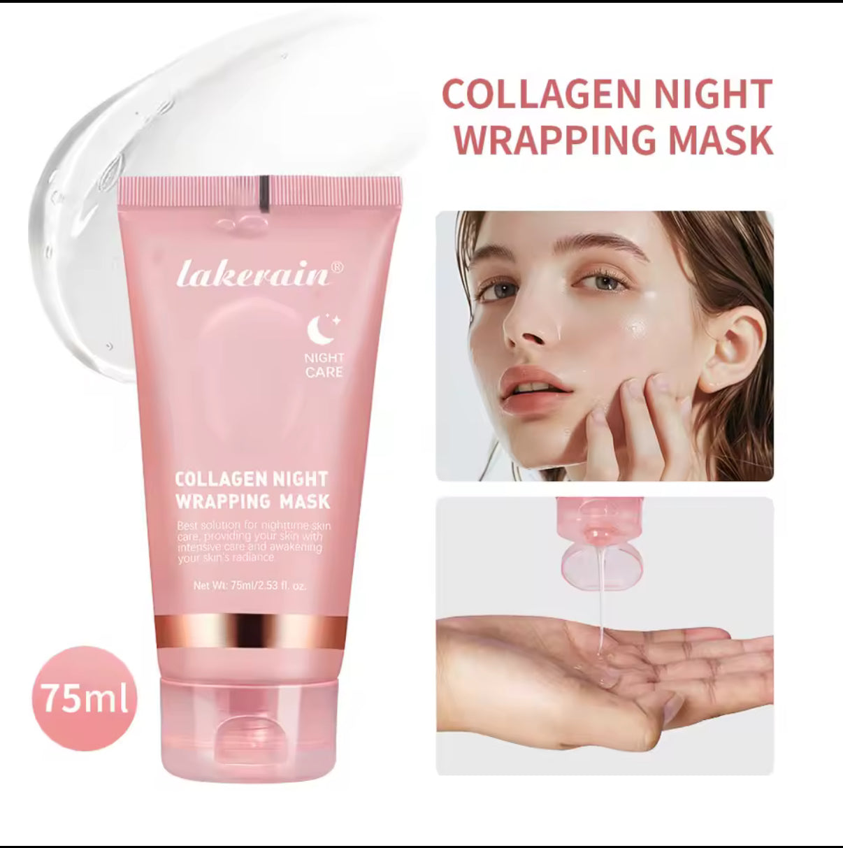 Korean Deep Collagen Mask Peel Off Mask Face Anti Wrinkle Lifting Skin Care Masks Bio Pack Night Wrapping Woman Overnight Skin