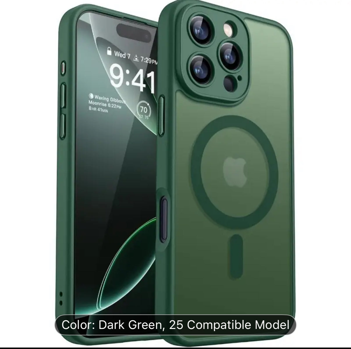 High-Quality Magnetic Matte Clear Protective Case for Iphone Models 17, 16, 15, 14, 13 Pro, 12, 11 Max Plus, And Compatible with Wireless Charging, Magnetic Phone Case, Magsafe Phone Case, Phone Case