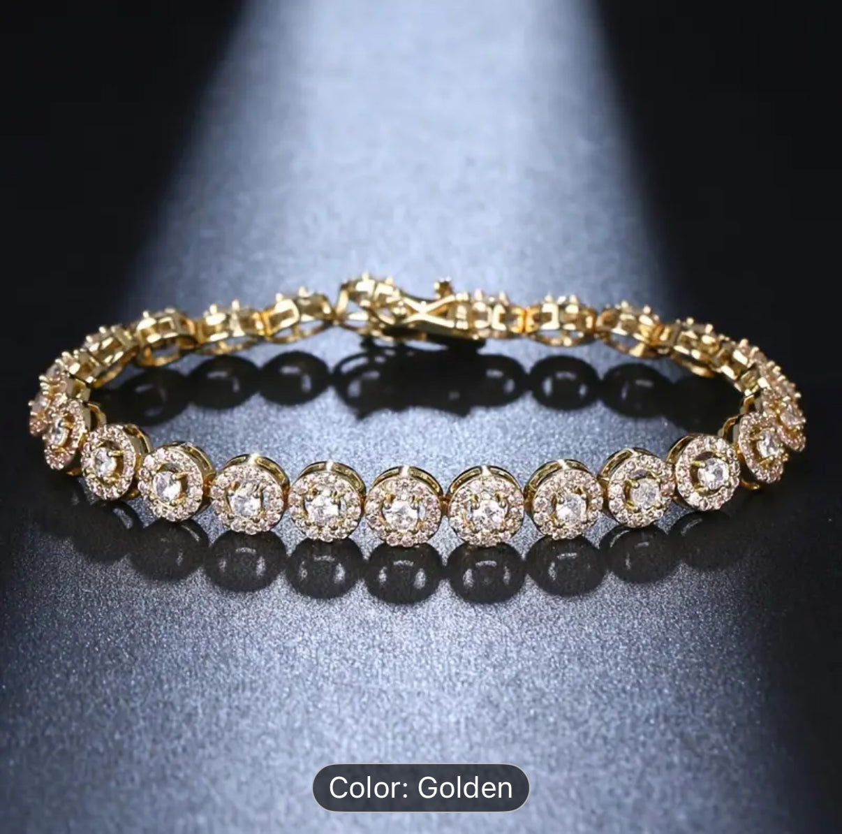 Elegant Women'S Bracelet with Sparkling Cubic Zirconia - Luxurious Minimalist Design, Perfect for Weddings, Parties & Casual Attire, Versatile Accessory, Party Accessory|Minimalist Bracelet|Synthetic Gemstone Bracelet, Bracelets, Bracelets For Women, Jewe