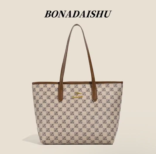 Retro vintage floral classic fashionable handbag with large capacity, elegant and easy to match underarm single shoulder bag