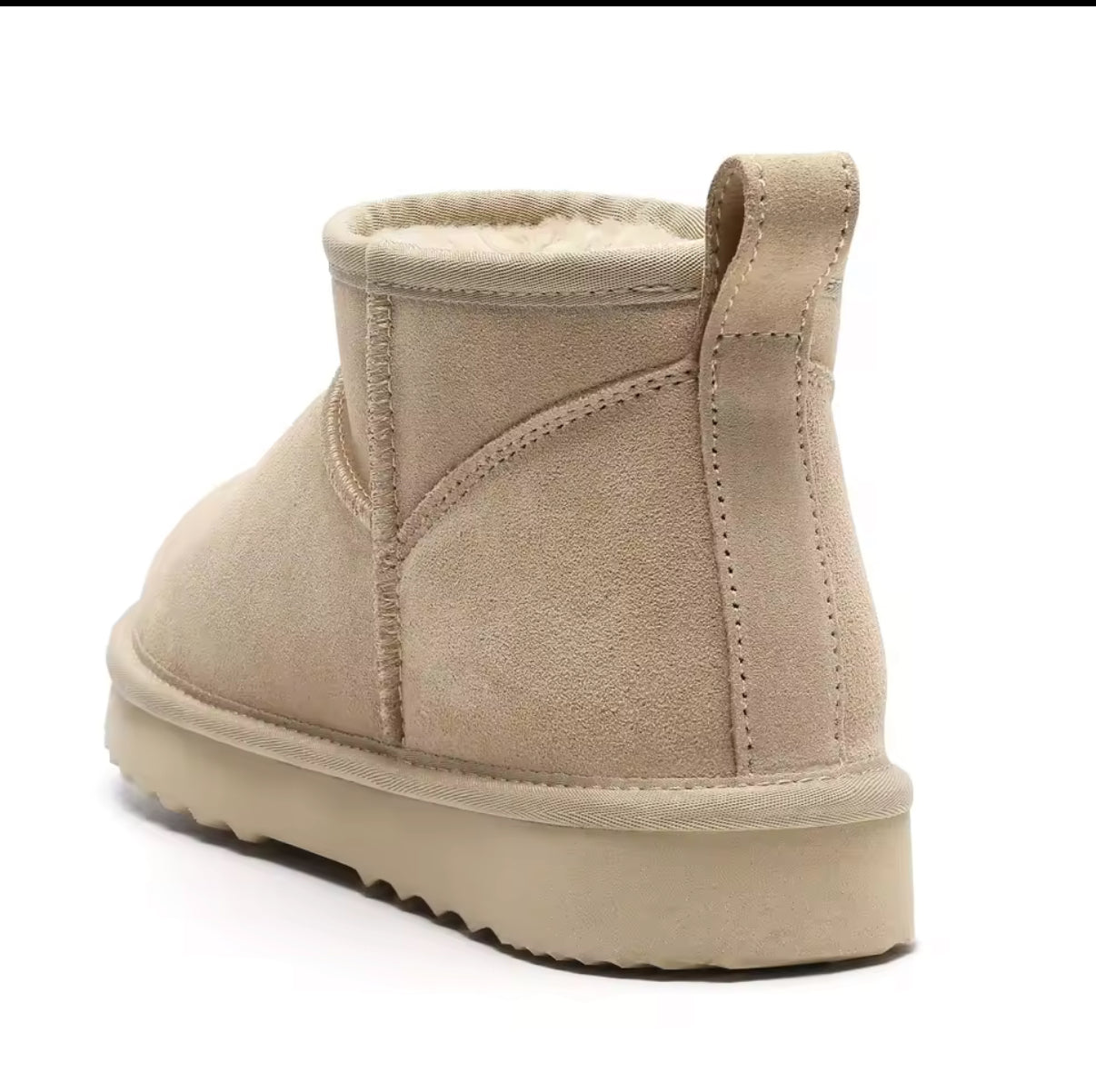 Crestar Winter Women Suede Mini Boots Lady Girls Fashion Fuzzy Boots Comfort Snow Boots Fur Line House Shoe Outdoor Classi Boots