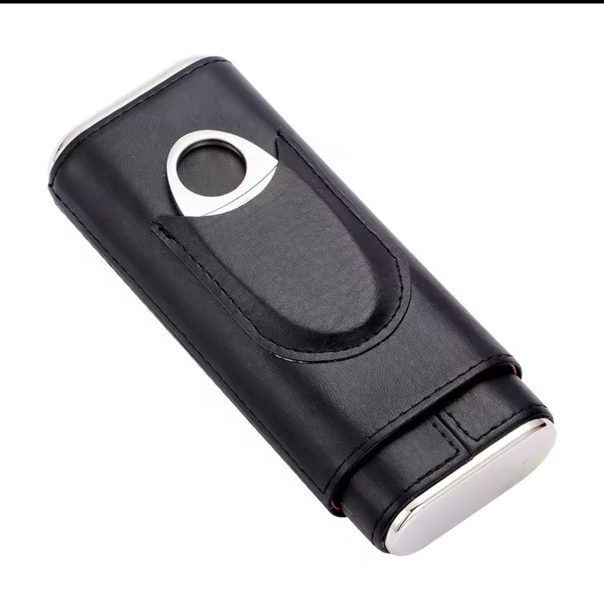 Personalized Cigar Case with Cigar Cutter for Groom Best Man Wedding Party Gift Custom Cigar Humidor Case Groomsmen Gift