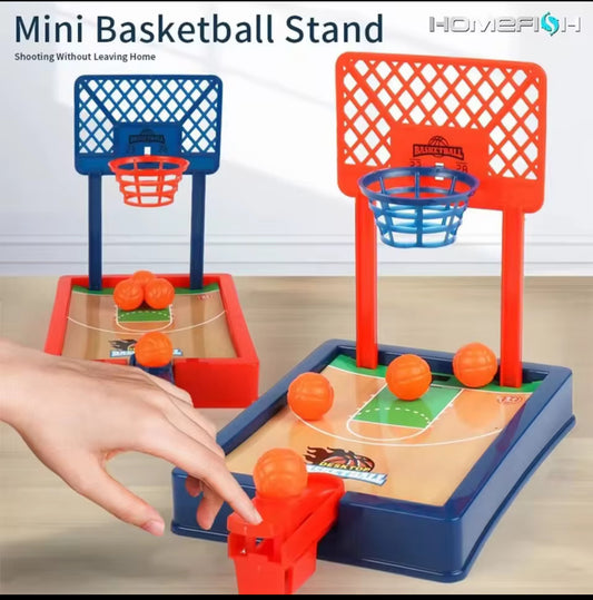 Mini basketball machine desktop portable travel or office game set, suitable for indoor or outdoor use. Fun toys Christmas gifts