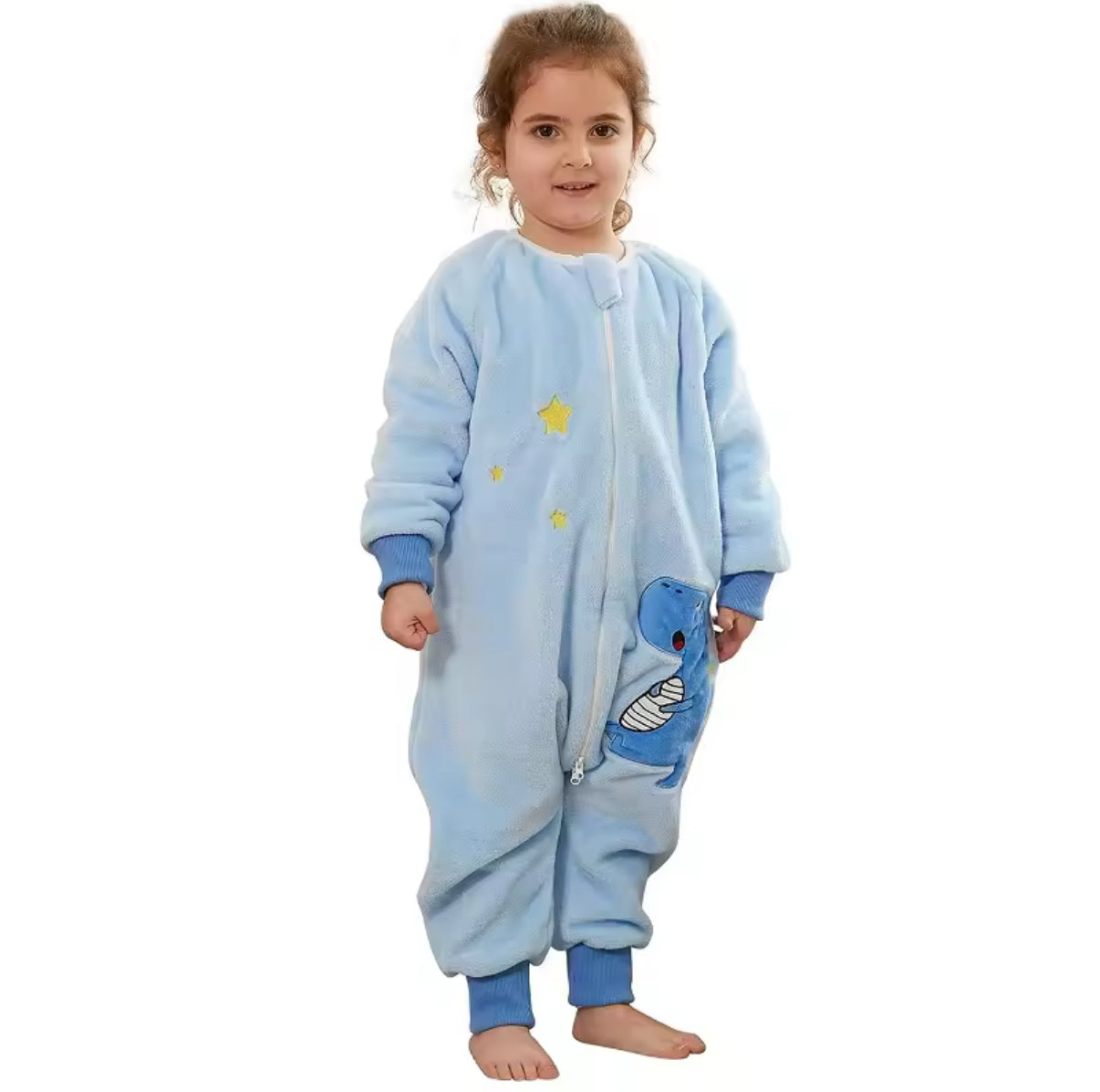 MICHLEY Cartoon Flannel Children Baby Sleeping Bag Sack Warm Winter Clothes Toddler  Sleepsack Pajamas For Girls Boys Kids 1-6T