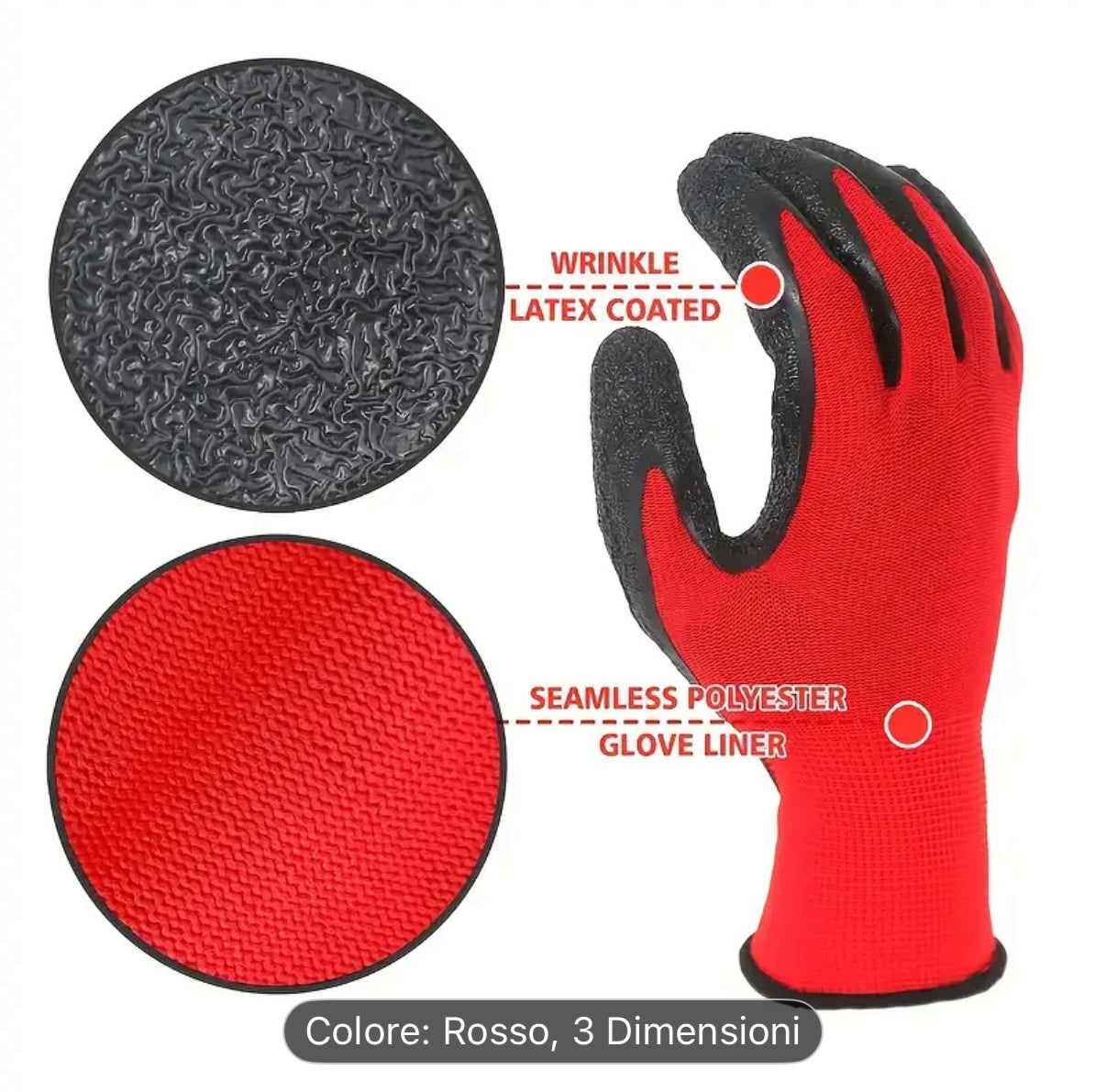 1/3/5/7/10 Pairs Wholesale Bulk Grip Upgrade, Enhanced Friction Texture, Tear-Resistant, Ideal for Factory Gardening