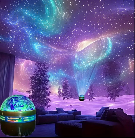 1pc of color rotating magic projection atmosphere lamp, USB interface, colorful lights, night lights, room LED lights, fairy lights, room home decorations, USB lamps, lighting, graduation gifts, bedrooms, living room decorations, holiday gifts, party part