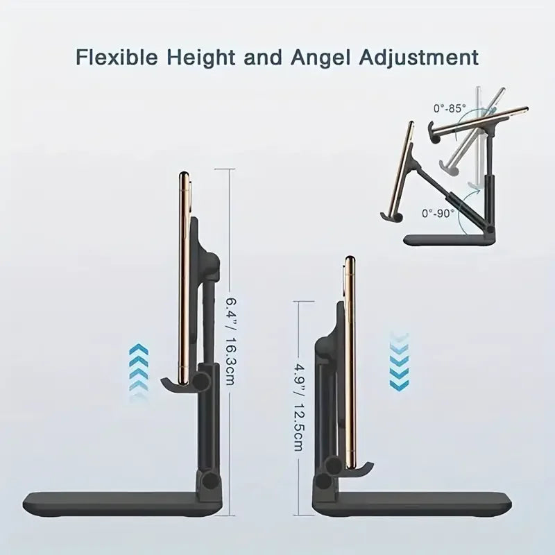 Foldable Mobile Phone Holder Stand Tablet Desk Mount Table Flexible Adjustable Desktop Live Lazy Bracket Support For All Phones