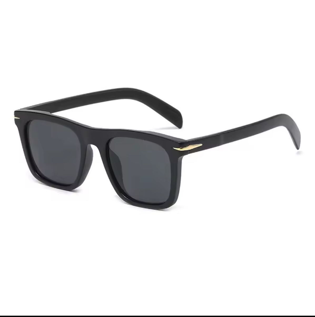 Vintage Square Sunglasses Men Anti-Blue Light Glasses Fashion Gradient Driving Shades Leopard Black Brand Oculos