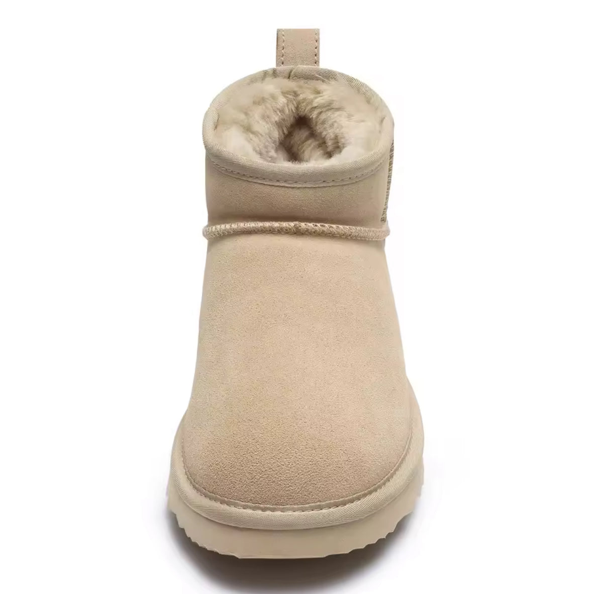 Crestar Winter Women Suede Mini Boots Lady Girls Fashion Fuzzy Boots Comfort Snow Boots Fur Line House Shoe Outdoor Classi Boots