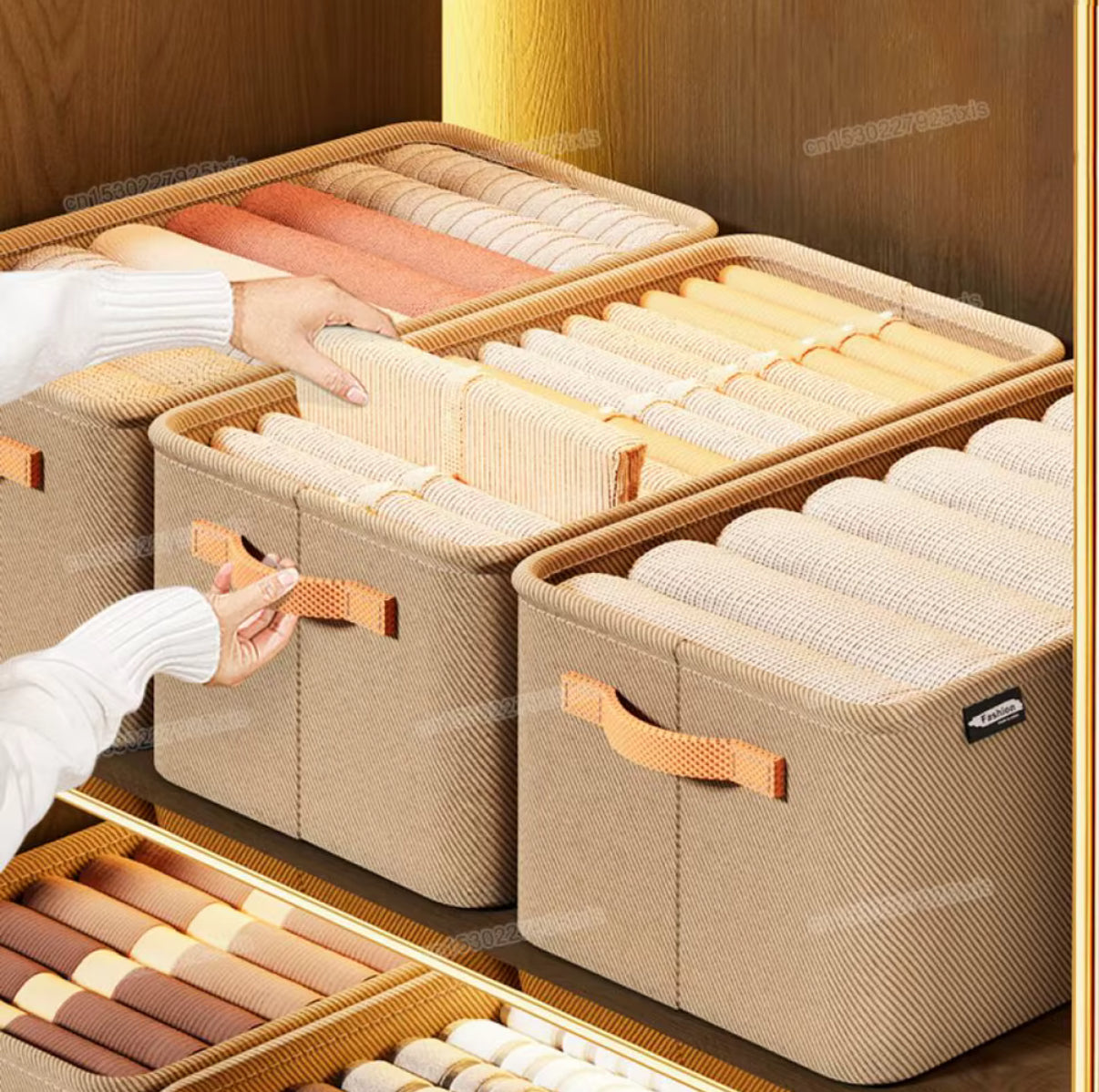 Closets Clothes Organizer Large Capacity Pants Jeans Storage Box Cabinet Drawers Underwear Socks T-Shirt Wardrobe Organizer