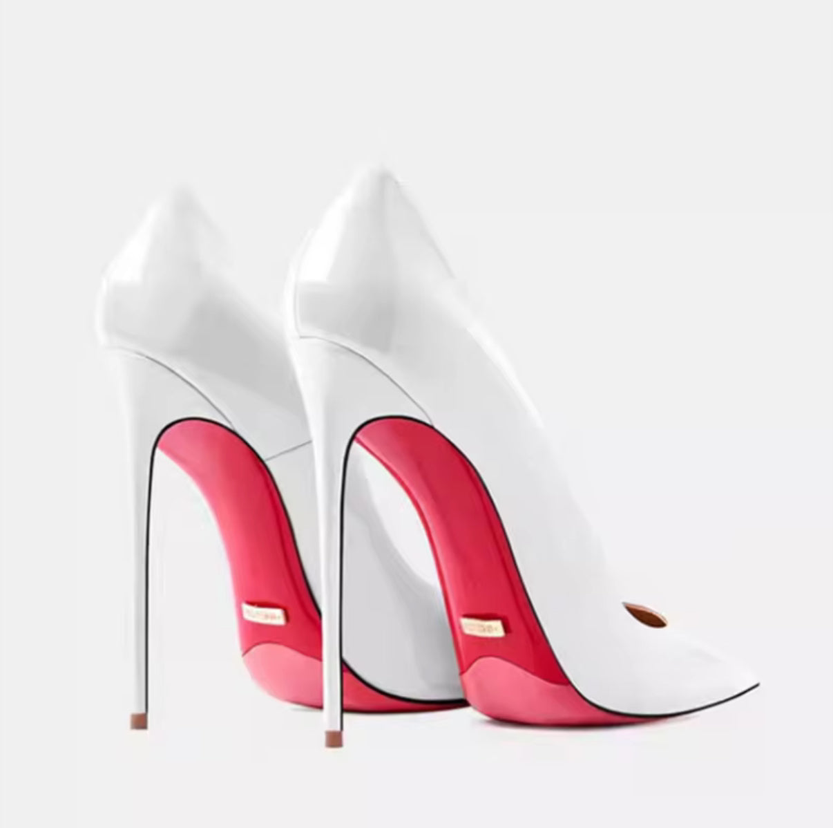 Women Heels 2025 Trend Pointed Toe Red Bottom Stiletto Pumps Luxury Comfortable Elegant High Heels 12cm Sexy Party Wedding Shoes