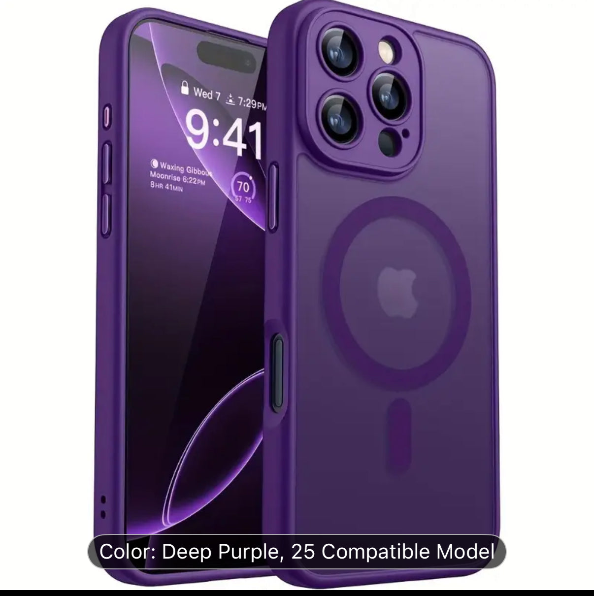 High-Quality Magnetic Matte Clear Protective Case for Iphone Models 17, 16, 15, 14, 13 Pro, 12, 11 Max Plus, And Compatible with Wireless Charging, Magnetic Phone Case, Magsafe Phone Case, Phone Case