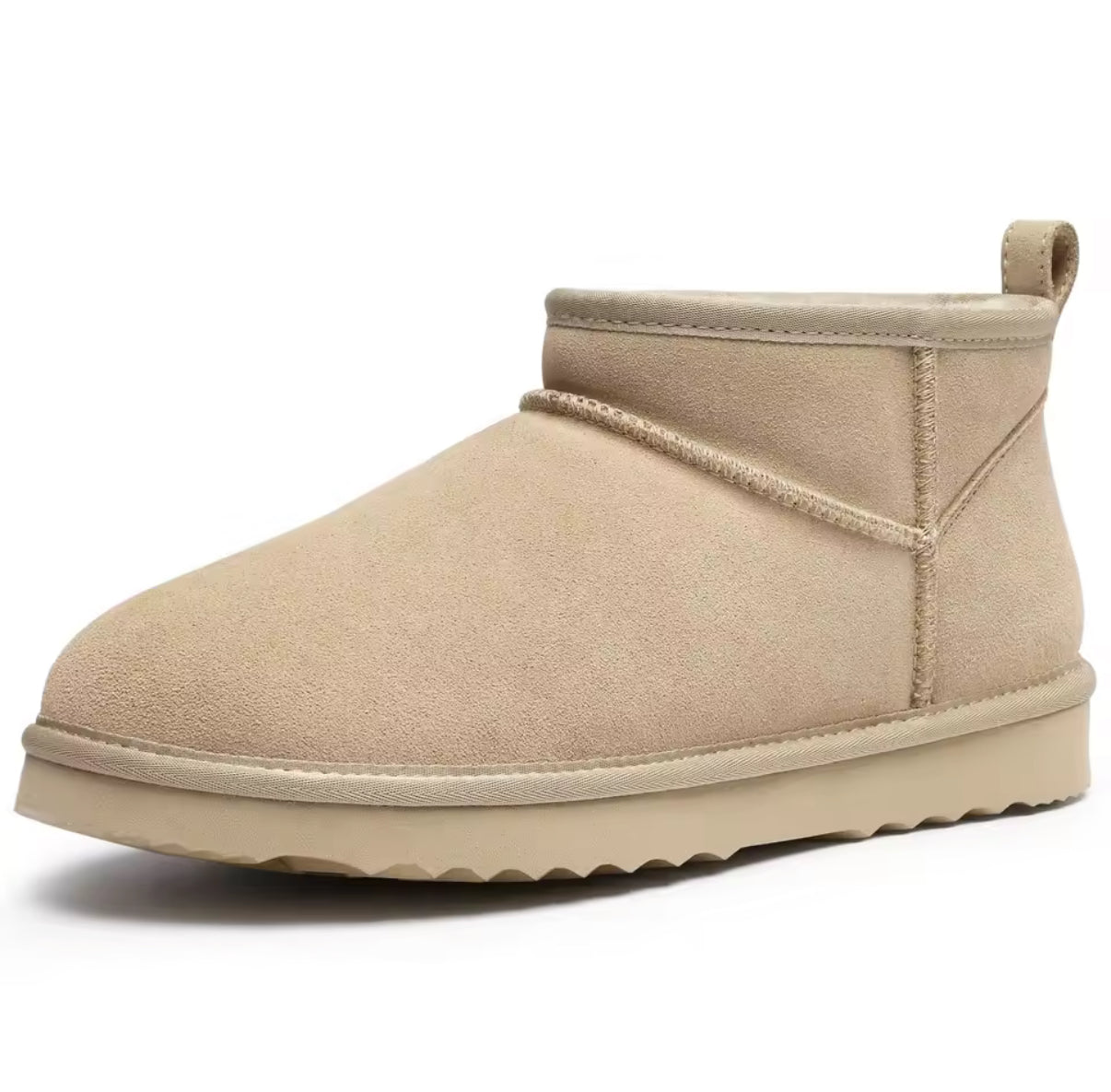 Crestar Winter Women Suede Mini Boots Lady Girls Fashion Fuzzy Boots Comfort Snow Boots Fur Line House Shoe Outdoor Classi Boots