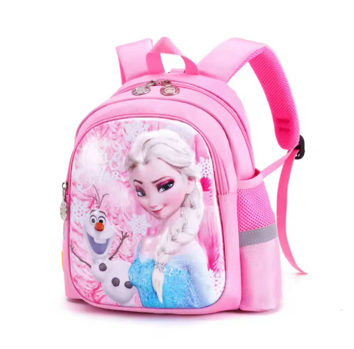Disney Kindergarten Cute and Comfortable School Bag Cartoon Elsa Backpack Fashion Boy Girl Baby Kids Backpack Travel