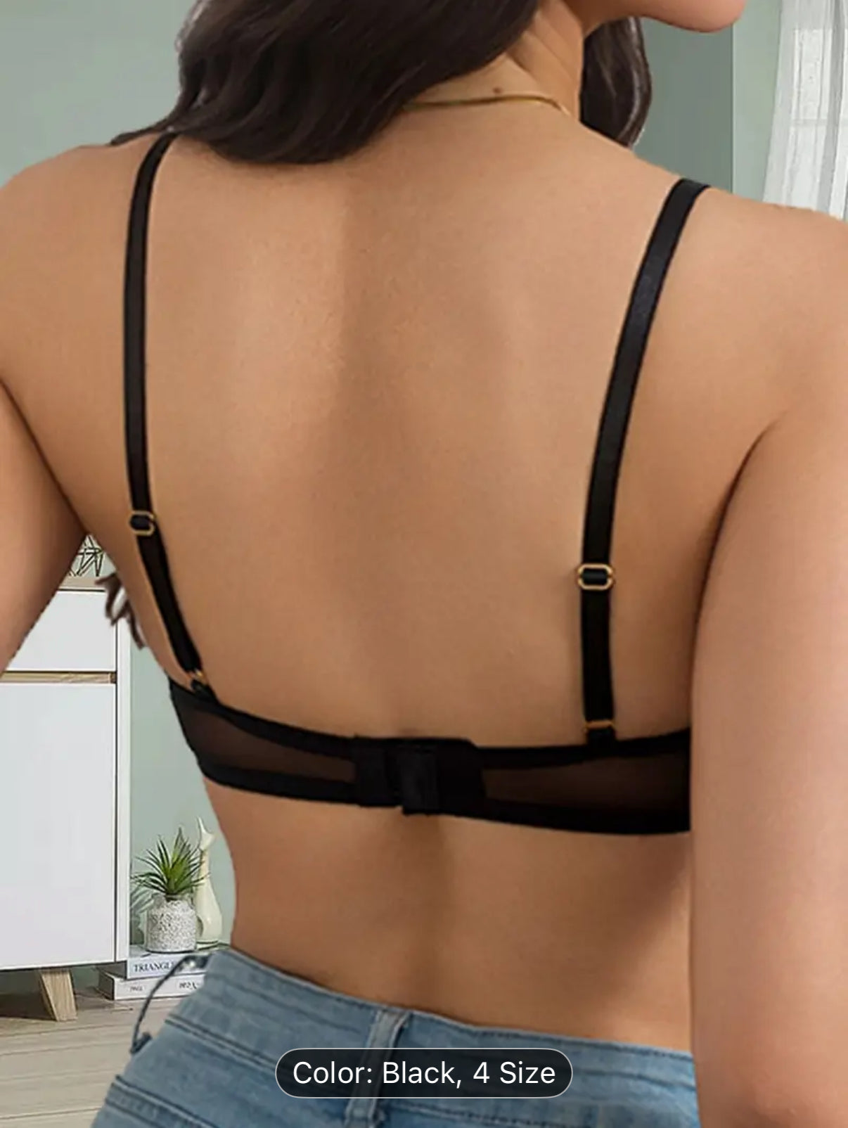 Women'S Underwire Bra - Floral Lace Trim Full Coverage Push-Up with Steel Boning, Medium Support Non-Removable Padded Cups for Everyday & Special Occasions, Comfortable Undergarment, Elegant Undergarment, Durable Undergarment Construction, Stylish Underga