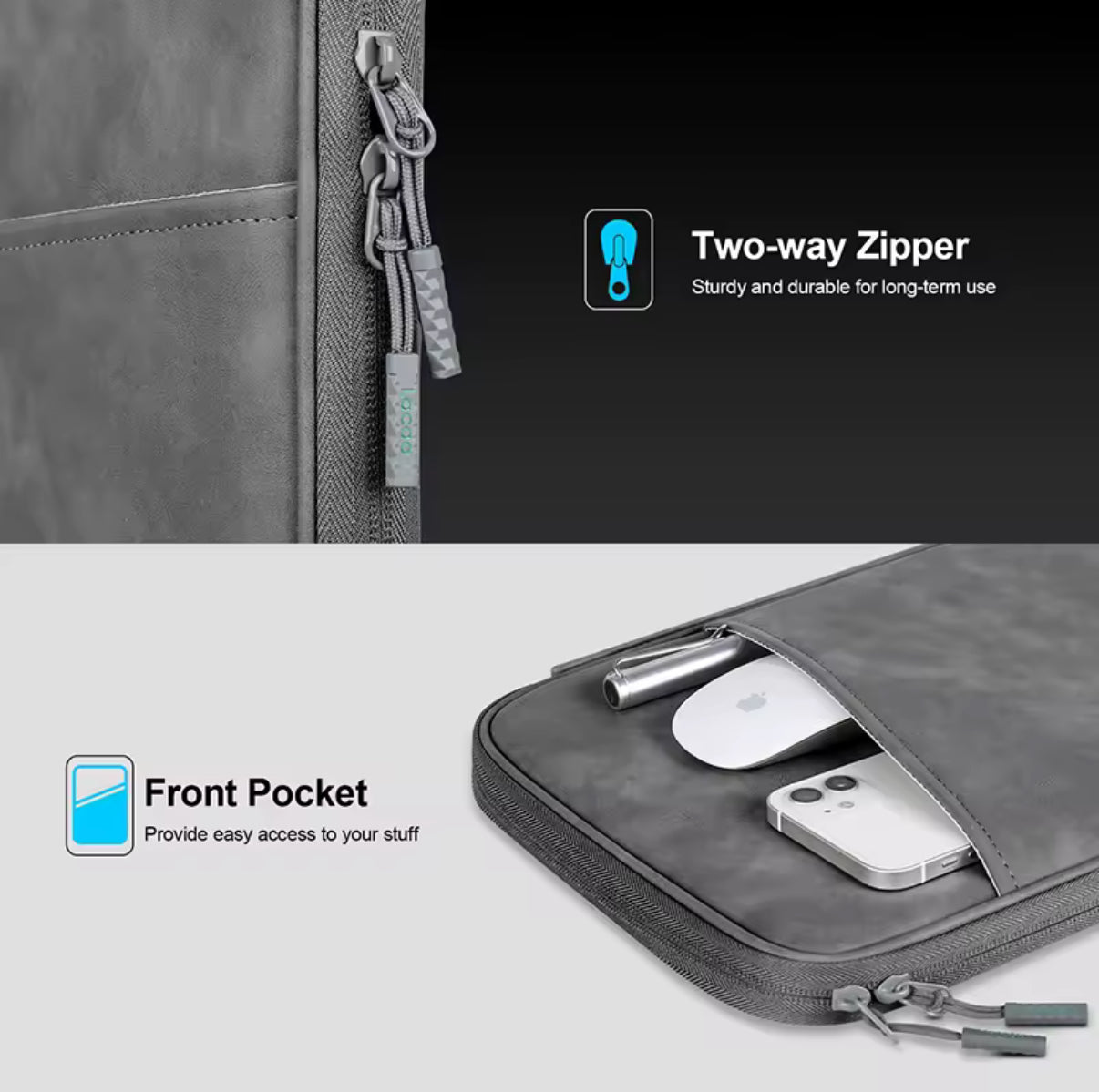 Tablet Bag For 2023 Sleeve Case For 10-13 Inch Tablet Sleeve Case Fits iPad Air 10.9 inch iPad Pro 11 M2 iPad 10th Inner Bag