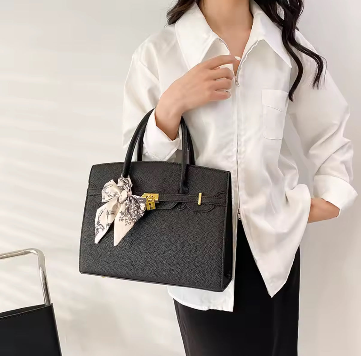 Durable Leather Handbags For Women Luxury Brand Inspired Crossbody Shoulder Bag With Adjustable Chain Strap Ladies Purse