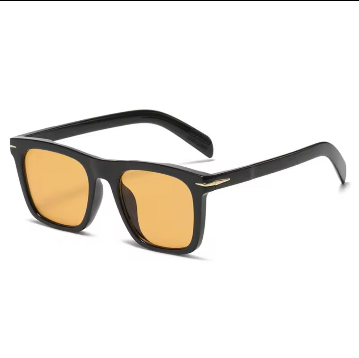 Vintage Square Sunglasses Men Anti-Blue Light Glasses Fashion Gradient Driving Shades Leopard Black Brand Oculos