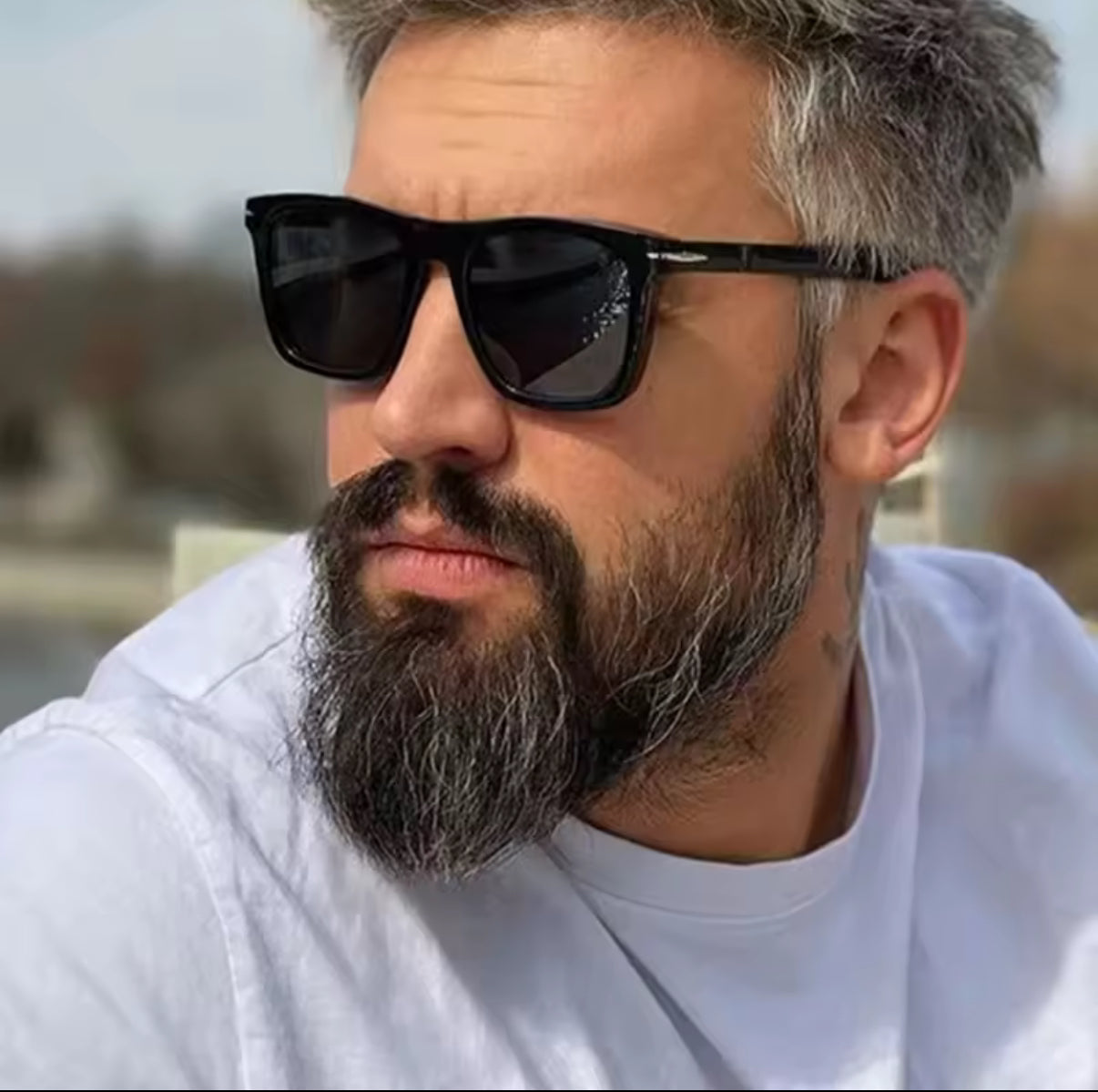 Vintage Square Sunglasses Men Anti-Blue Light Glasses Fashion Gradient Driving Shades Leopard Black Brand Oculos