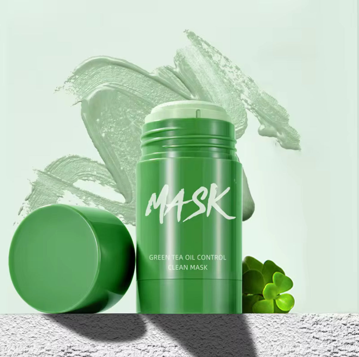 Green Tea Eggplant Facial Clay Mask Stick
Purifying Deep Cleansing Removal Blackheads Acne
Anti Blemish Cleanser Stick for Face