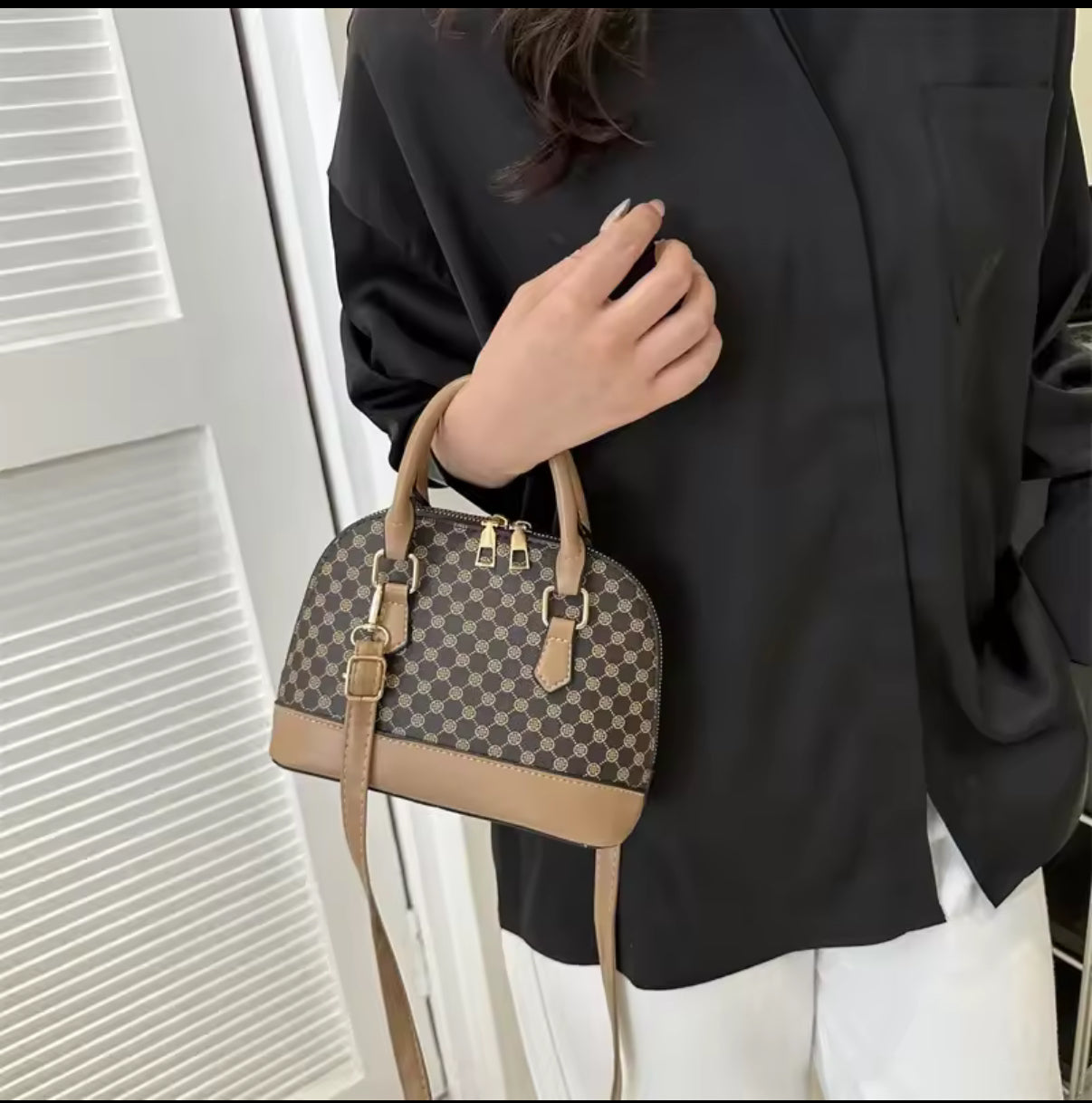 Fashionable Minimalist Shell Bag Hot Sale Of The Season Summer New Women's Trendy Single Shoulder Casual Crossbody Bag Polyester