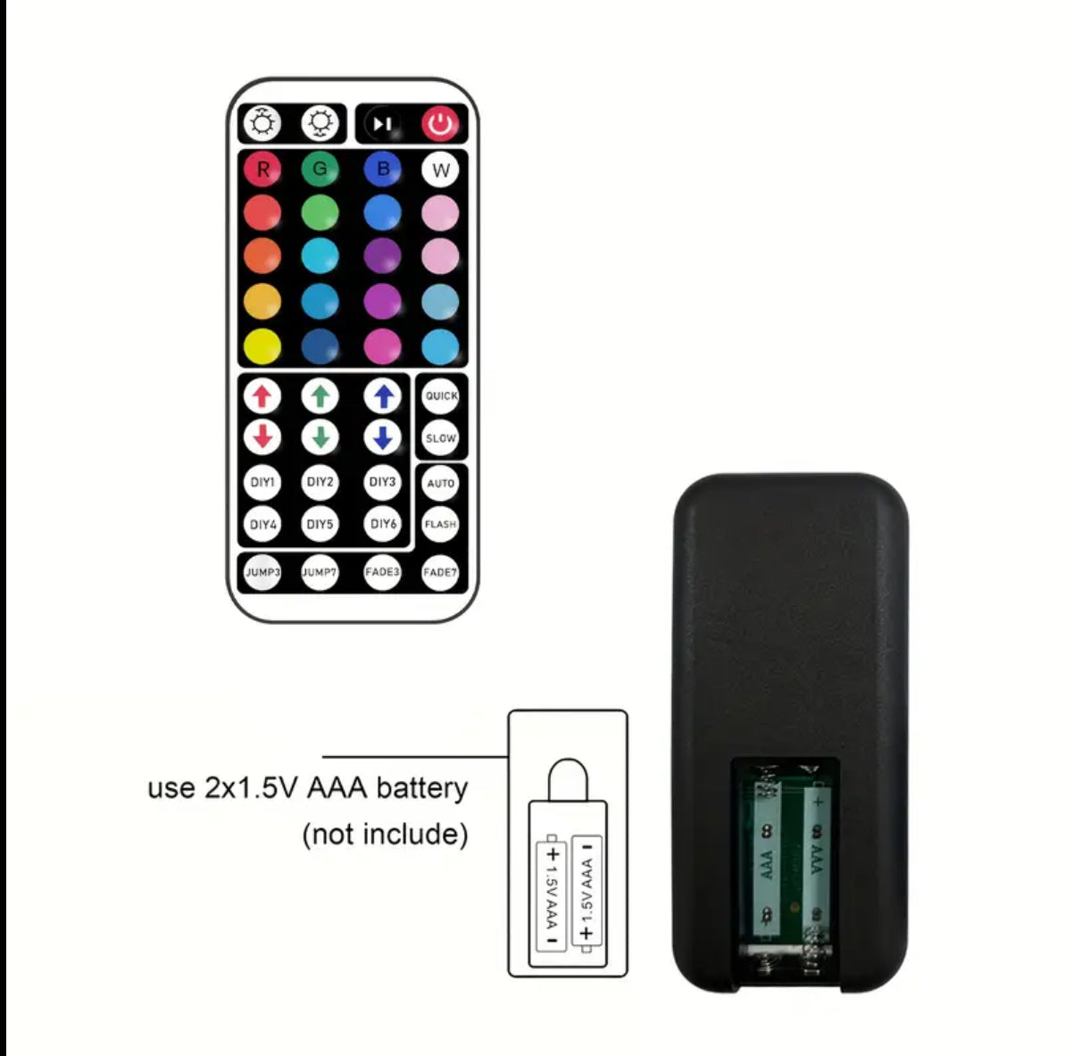Smart Bedroom LED Lights, RGB Music Sync Bar Lights with 44-Key Remote Control + App Control, Multiple Modes, Dimming, Flashing, Suitable for Bedroom, Living Room, Halloween, Christmas Gifts, Holiday Parties, and Wedding Decorations