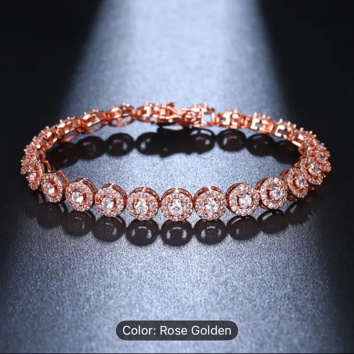 Elegant Women'S Bracelet with Sparkling Cubic Zirconia - Luxurious Minimalist Design, Perfect for Weddings, Parties & Casual Attire, Versatile Accessory, Party Accessory|Minimalist Bracelet|Synthetic Gemstone Bracelet, Bracelets, Bracelets For Women, Jewe