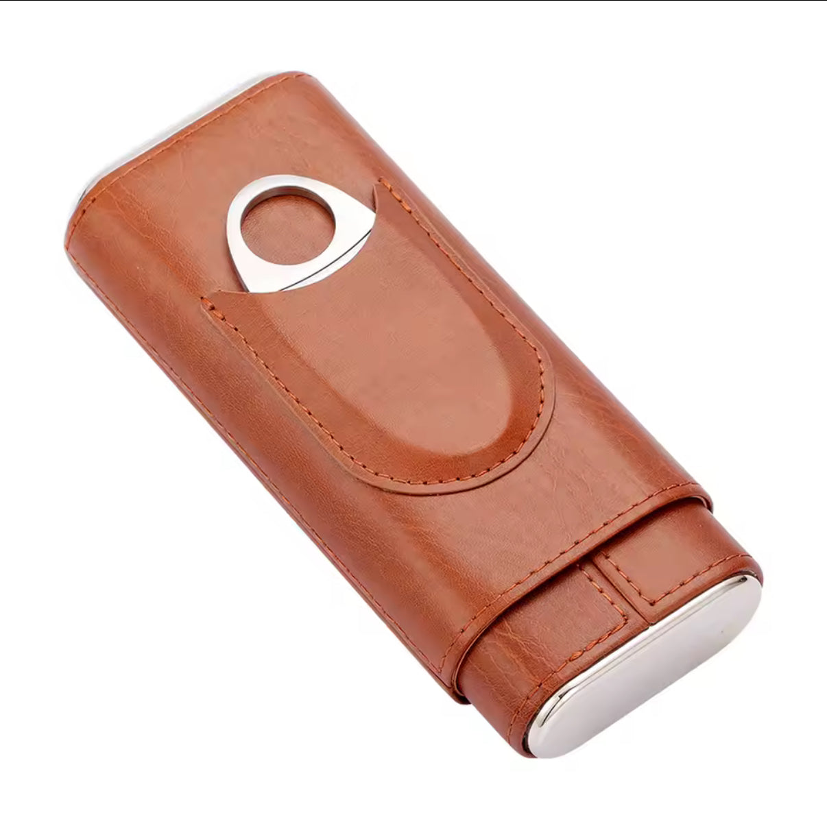 Personalized Cigar Case with Cigar Cutter for Groom Best Man Wedding Party Gift Custom Cigar Humidor Case Groomsmen Gift