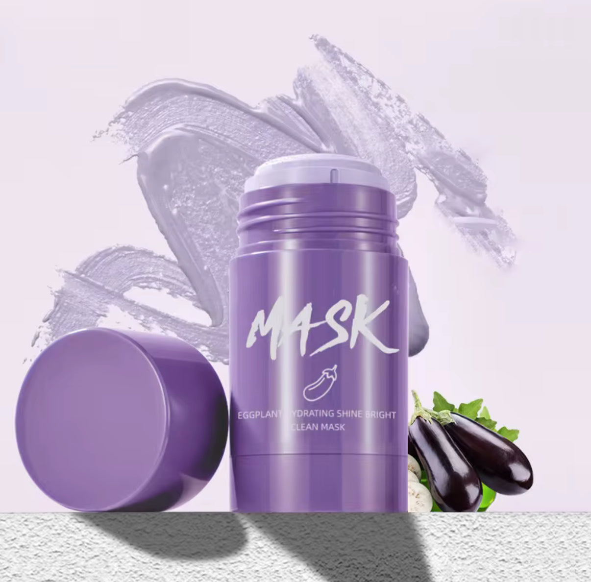 Green Tea Eggplant Facial Clay Mask Stick
Purifying Deep Cleansing Removal Blackheads Acne
Anti Blemish Cleanser Stick for Face