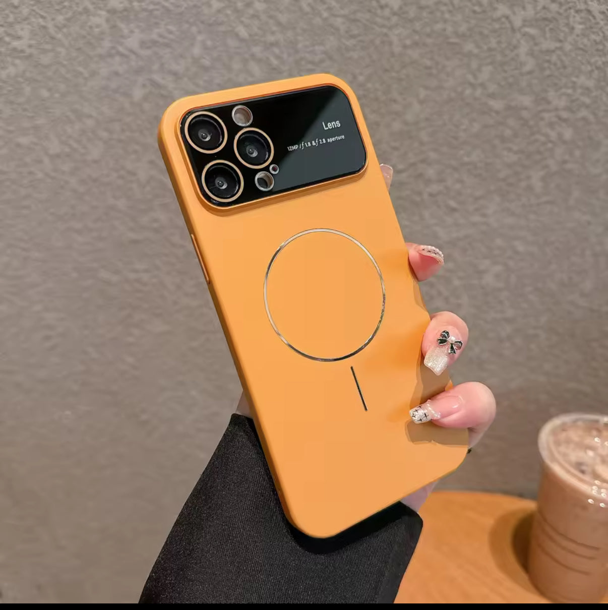 Matte magnetische Ladehülle für iPhone 16 15 14 13 12 11 Pro Max, Ganzkörper-Hart-PC-Abdeckung, Linsenschutz, Magsafe (2025, neues Design)